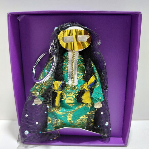 Traditional souvenir keychain doll from United Arab Emirates