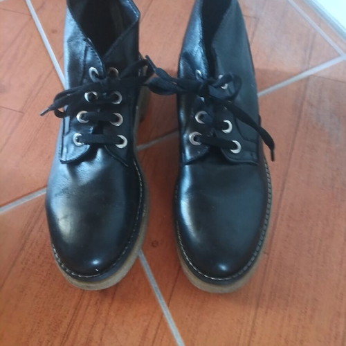 Leather shoes like new, size 41, black