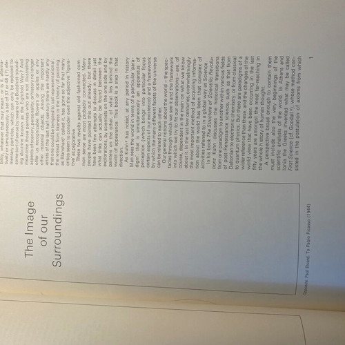 Behind Appearance hardcover book like new, English