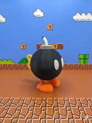 Super Mario Bob-omb 3D printed φιγούρα καινούργιο