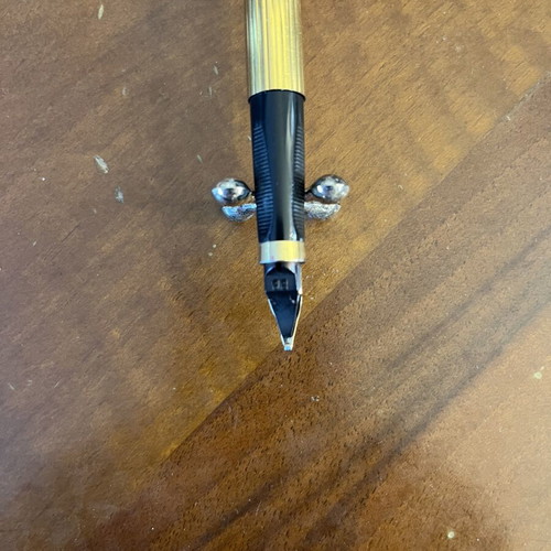 Parker 75 fountain pen like new, 14k gold nib BB tip