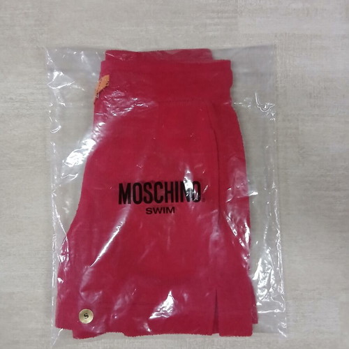 Moschino Swim women's shorts new, size S, red, 100% cotton