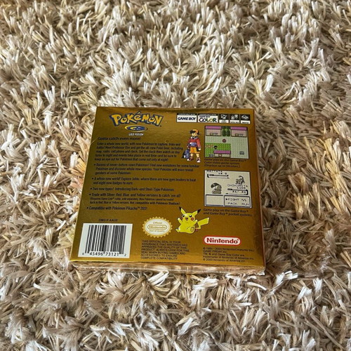 Κασέτα Πόκεμον Gold σαν καινούργια για Game Boy Color με κουτί και manuals