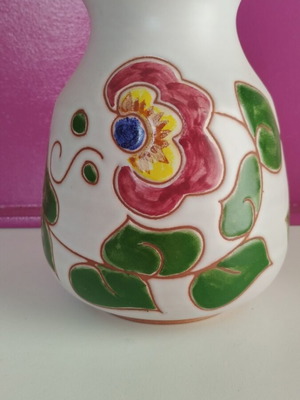 Handmade clay vase in excellent condition