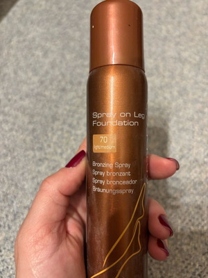 Leg bronzing spray slightly used