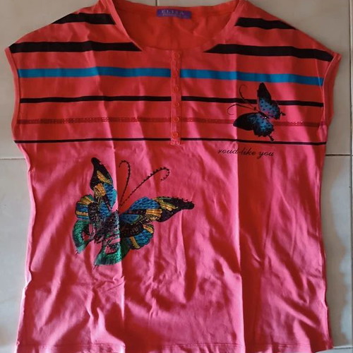 Women's summer blouse pink, like new, size XL