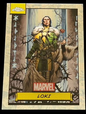 Topps Chrome Marvel Loki σαν καινούργιο, 4 διαθέσιμα