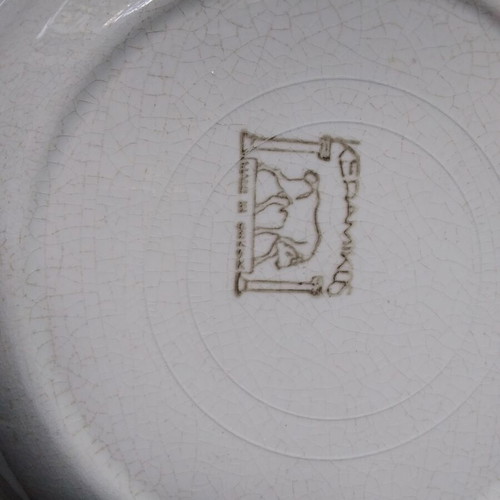 Vintage porcelain plates set of 4 and 2 cheese dishes like new