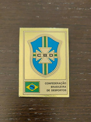 Confederacao Brasileira Des Desportos Panini 1975 like new