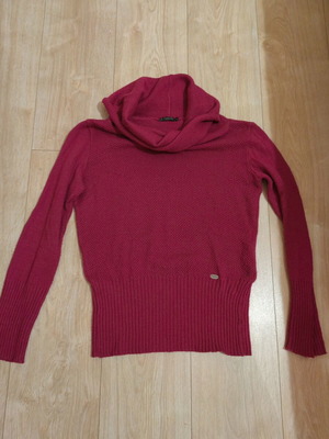 Women's pink pullover size L like new