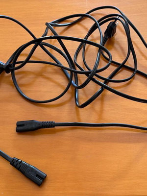 Power Cables Figure-8 Set of 2 Like New
