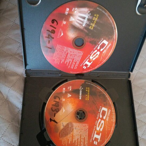 CSI third season DVD used, 6 discs