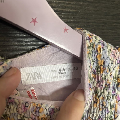 Zara dress for girls 4-5 years like new, purple, size 110 cm