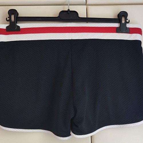 Nike vintage running mesh shorts used, navy blue and red, size M