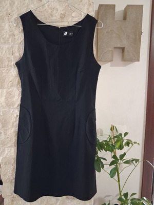 Black dress like new, elastic fabric, sizes M to XL, Orsay