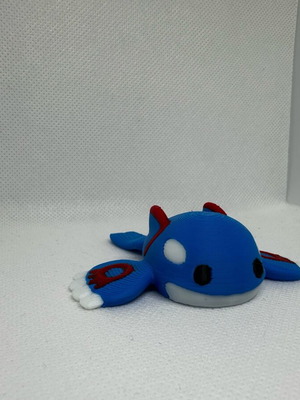 Φιγούρα Kyogre Pokémon σαν καινούργιο, chibi στυλ, 3D print