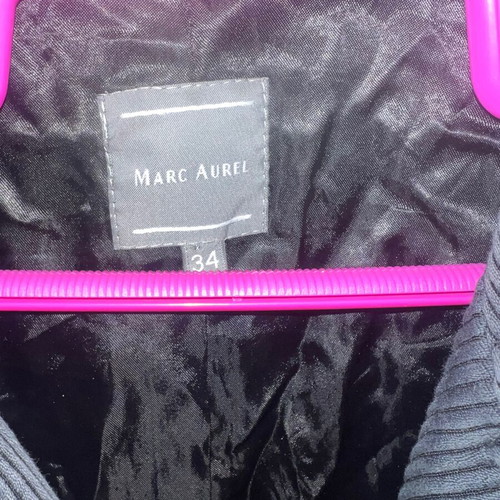 Mark Aurel cape coat like new, women's fitted, size S-M, blue
