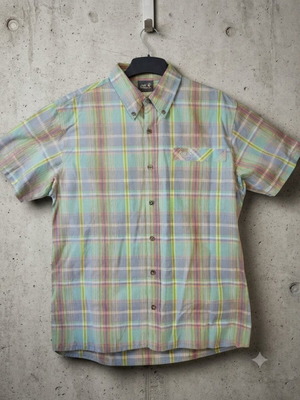 Jack Wolfskin Travel men's shirt size L, like new, colorful plaid