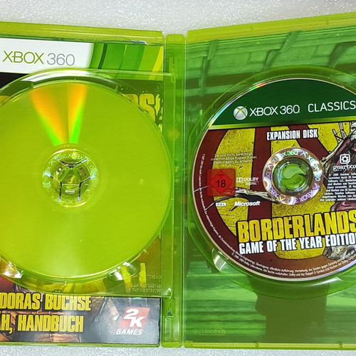 Borderlands Game of the Year Edition Xbox 360 used, German edition
