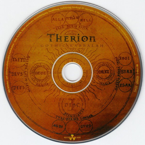 Therion Gothic Kabbalah CD used, metal