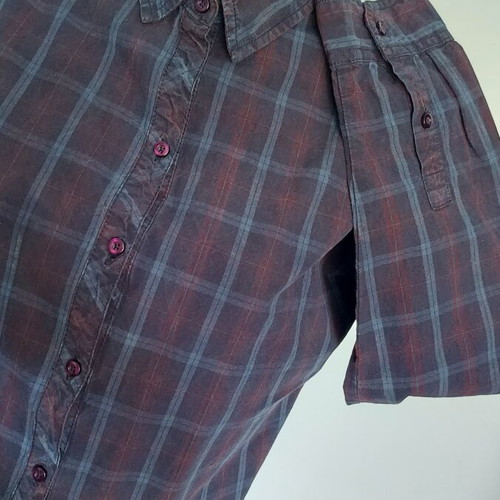 Zara Trafaluc cotton shirt with stonewashed effect, M-XL