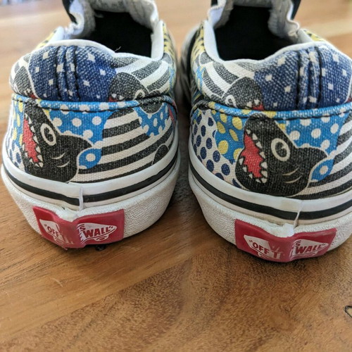 Vans kids shoes with sharks used, size 29