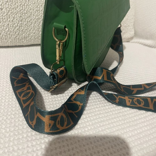 Green crossbody bag