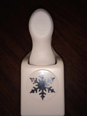 Martha Stewart snowflake craft punch used