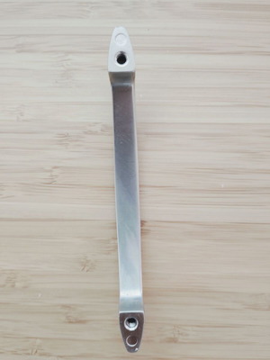 Wardrobe drawer handles like new, pack of 15, inox