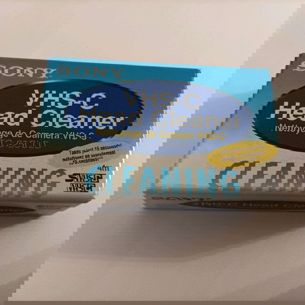 Κασέτα καθαρισμού κεφαλής κάμερας vhs-c sony tc-25cld