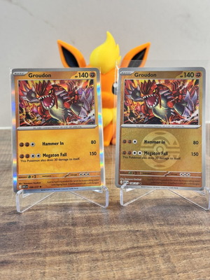 Pokemon Groudon 108/217 Ascended Heroes Holo Reverse комплект нов