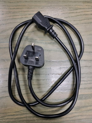 Καλώδιο τροφοδοσίας για Η/Υ αγγλικό 1,5μ 3x0,75mm² με ασφάλεια 13Α