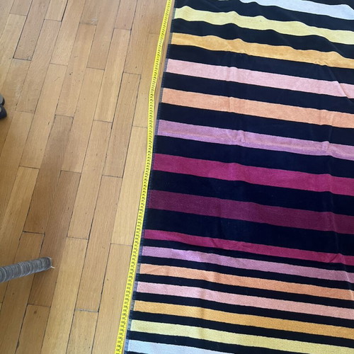 Sonia Rykiel Maison Cotton Striped Towel used 146x82 cm