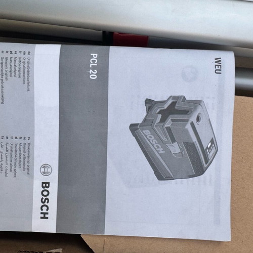 Bosch PCL 20 Laser Σταυρού & Σημείου σαν καινούργιο, πλήρες σετ με τρίποδο