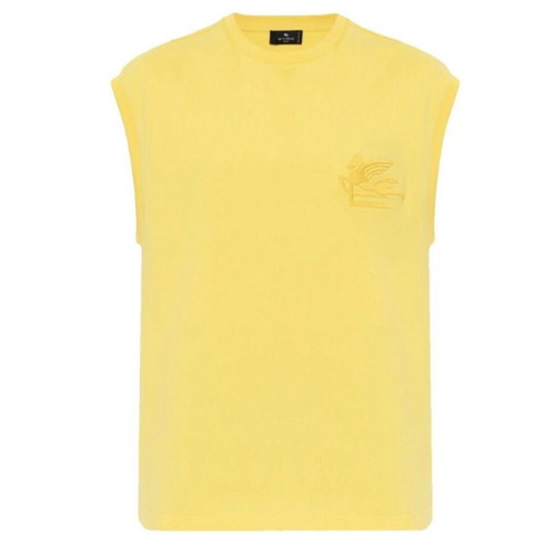 Etro yellow loose fitting t-shirt used, size XS