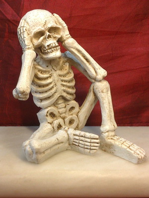 Skeleton Table Decor Figurine new, height 11cm