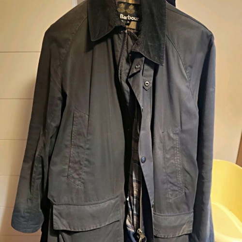 Barbour Tartan Jacket XL like new, grey and green