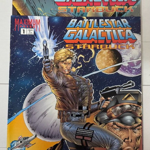 Maximum Press Comics Battlestar Galactica Starbuck issues 1,2,3 set like new