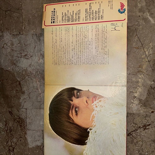 Mireille Mathieu vinyl used, Made in France, 12" LP
