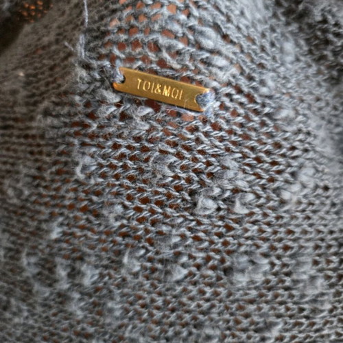 Toi Moi women's blue cardigan like new