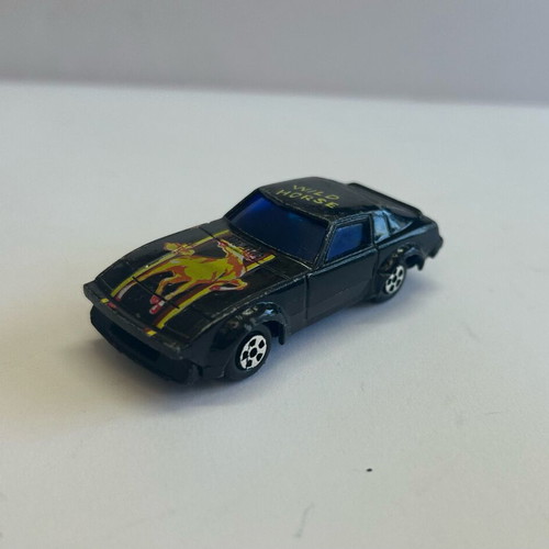 Vintage Black Datsun Wild Horse toy car used