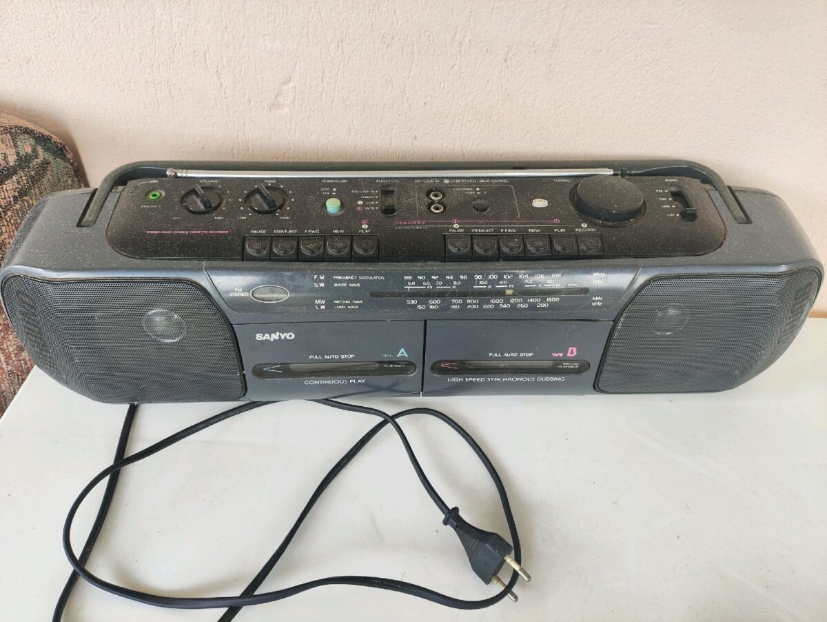 SANYO Double Recording Radio Cassette… - € 34,99 - Vendora.cy