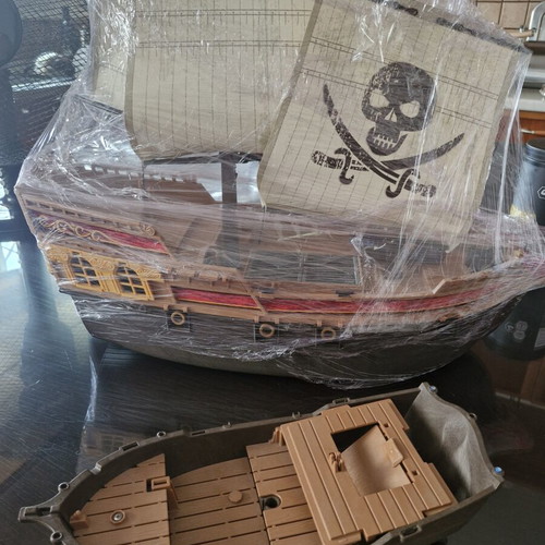 Playmobil ship set like new, wrapped for protection