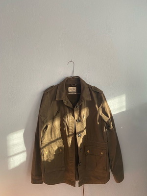 Bershka women's khaki jacket used camouflage style