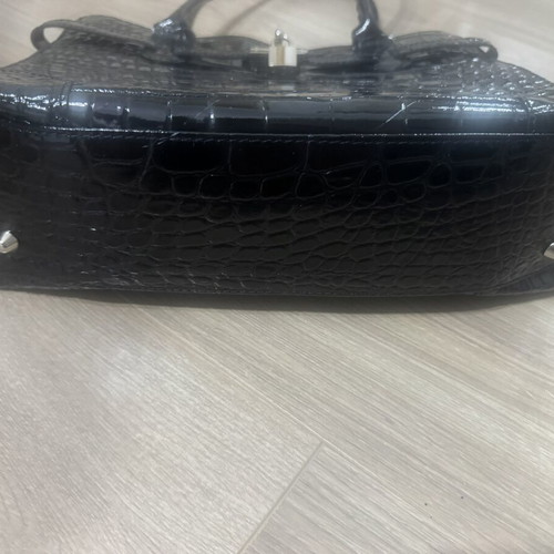 Handbag used, black with multiple inner pockets