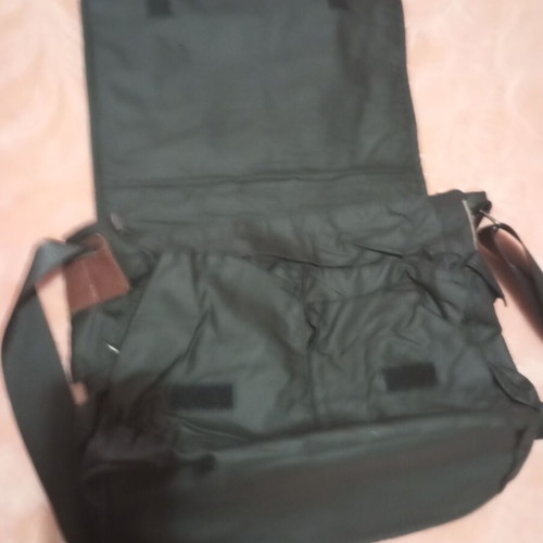 Men's crossbody bag new, black with adjustable strap