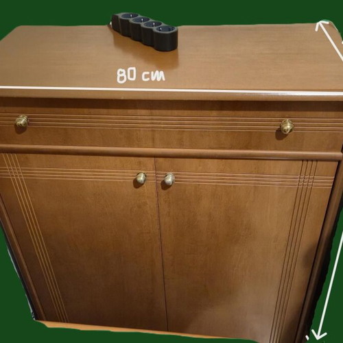 Shoe rack like new with drawer and cabinet