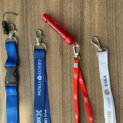 Lanyard collection used, pack of 4 with Budweiser, Goodyear and more
