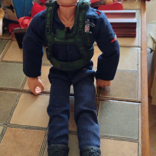 Action Man Fighter Pilot figure used, missing some accessories