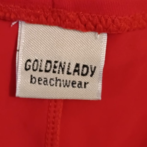 Golden Lady swimsuit like new, size M 38, red